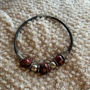 60s Vintage Beaded Choker Necklace